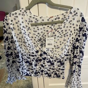 Free People Cropped Blouse